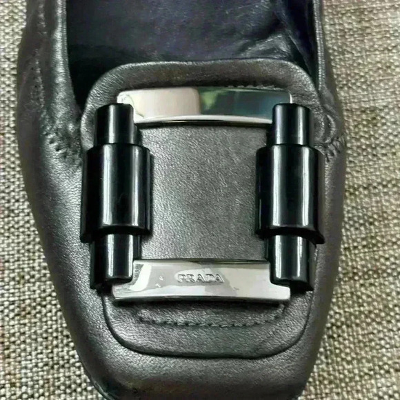 PRADA LINEA ROSSA SQUARE TOE HEEL Shoes Size EU 38 - Picture 2 of 7